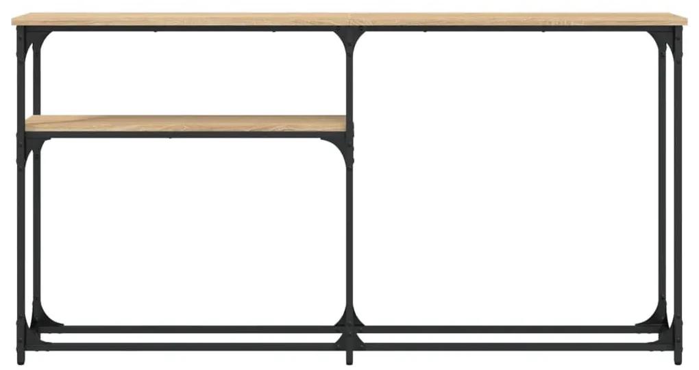 Τραπέζι Κονσόλα Sonoma Δρυς 145x22,5x75 εκ. Επεξεργασμένο Ξύλο - Καφέ