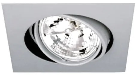 Χωνευτό Φωτιστικό Σποτ ΑR111 Γκρι G53 IP20 AC.045XF001B ACA-AC.045XF001B-Ασημί AC.045XF001B