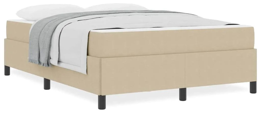 vidaXL Σκελετός Κρεβατιού Ανοιχτό γκρι 140 x 200 cm Βελούδο
