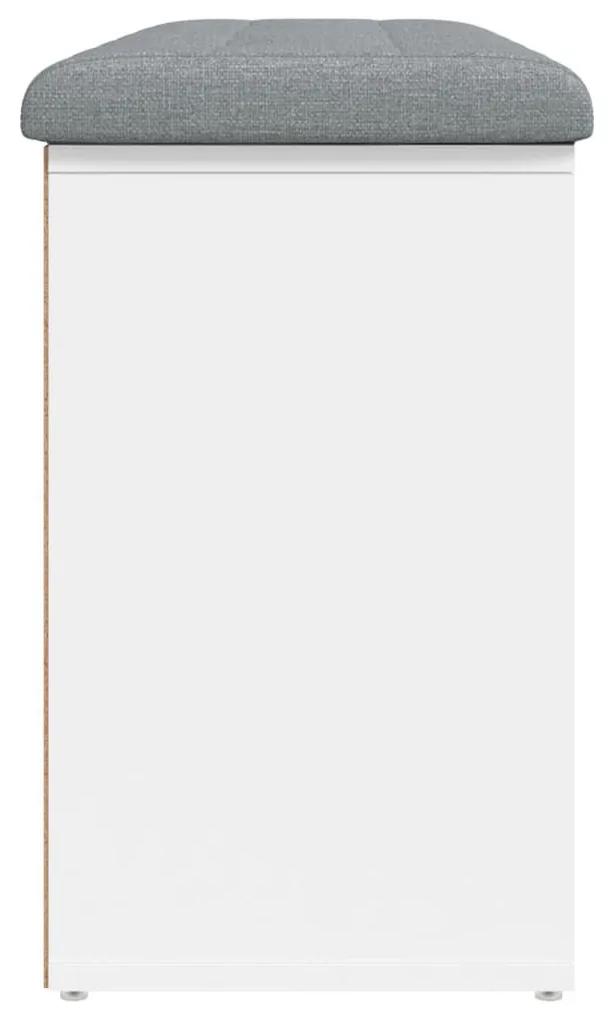 Παπουτσοθήκη Λευκή 102 x 32 x 50 εκ. από Επεξεργασμένο Ξύλο - Λευκό