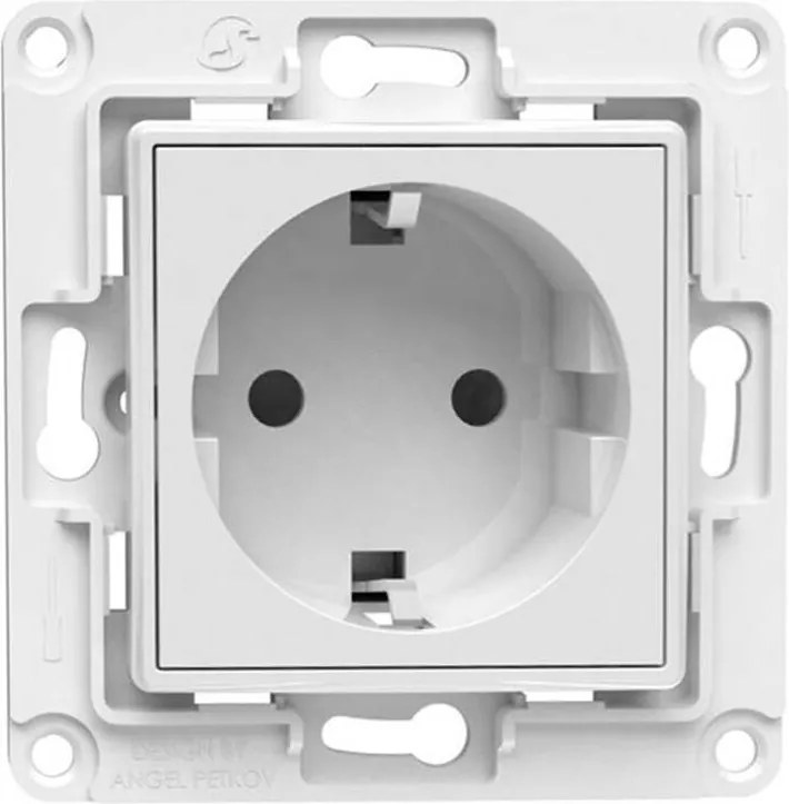 Shelly Wall Socket (White)