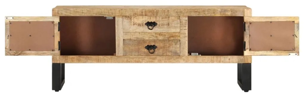vidaXL Έπιπλο Τηλεόρασης 110 x 30 x 45 εκ. από Ακατέργαστο Ξύλο Μάνγκο