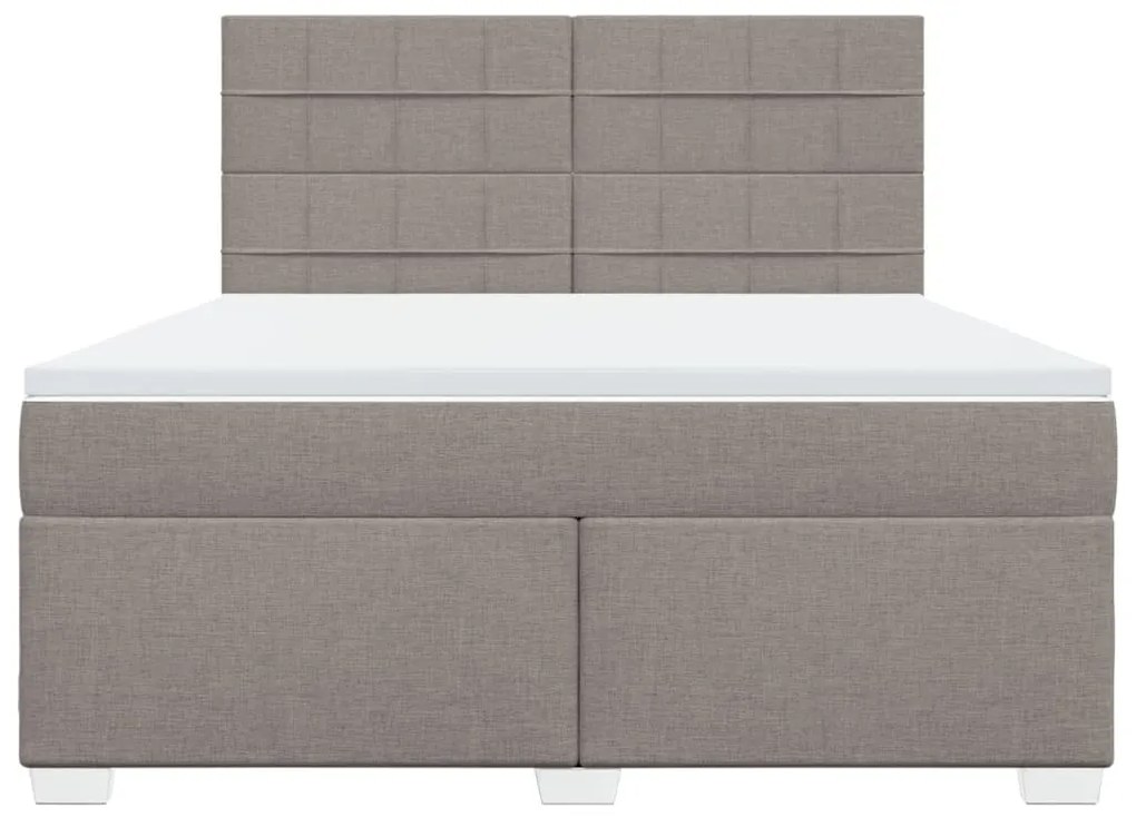 ΚΡΕΒΑΤΙ BOXSPRING ΜΕ ΣΤΡΩΜΑ TAUPE 180X200 ΕΚ. ΥΦΑΣΜΑΤΙΝΟ 3292871