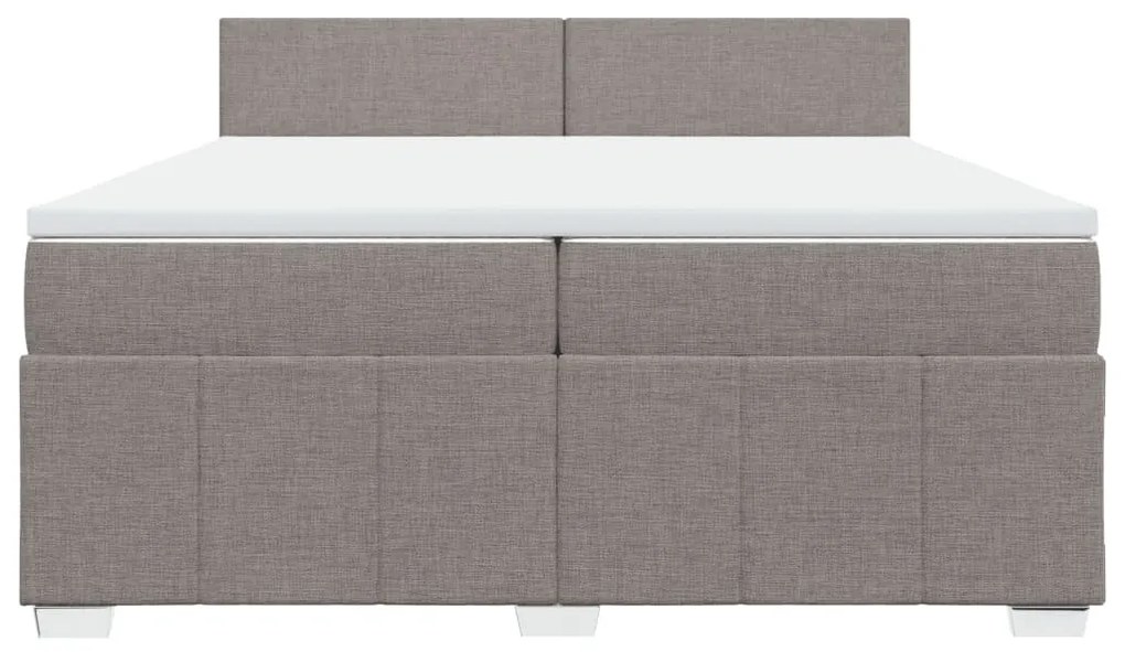 ΚΡΕΒΑΤΙ BOXSPRING ΜΕ ΣΤΡΩΜΑ TAUPE 200X200 ΕΚ. ΥΦΑΣΜΑΤΙΝΟ 3287172