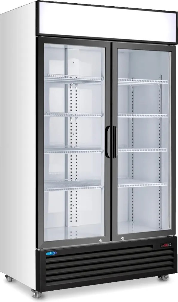 Display Cooler - 700L - 8 Adjustable Shelves