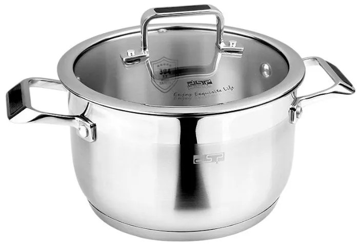 DSP - Κατσαρόλα Ανοξείδωτη με Καπάκι 3.6L