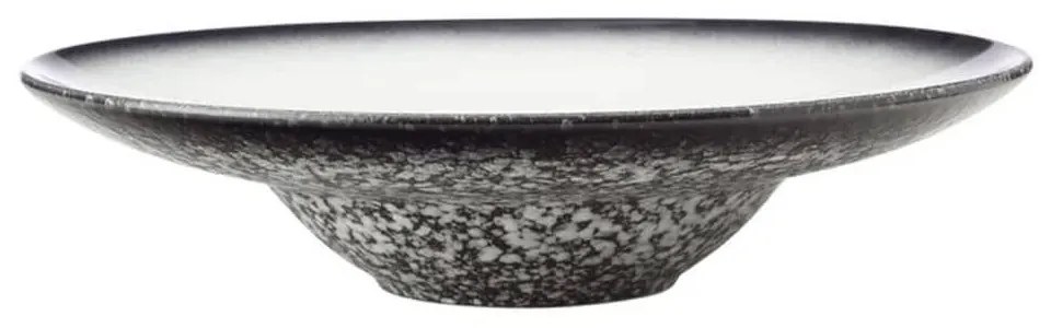 Πιάτο Ζυμαρικών Granite Caviar AX0288 28cm White-Anthracite Maxwell&amp;Williams Πορσελάνη