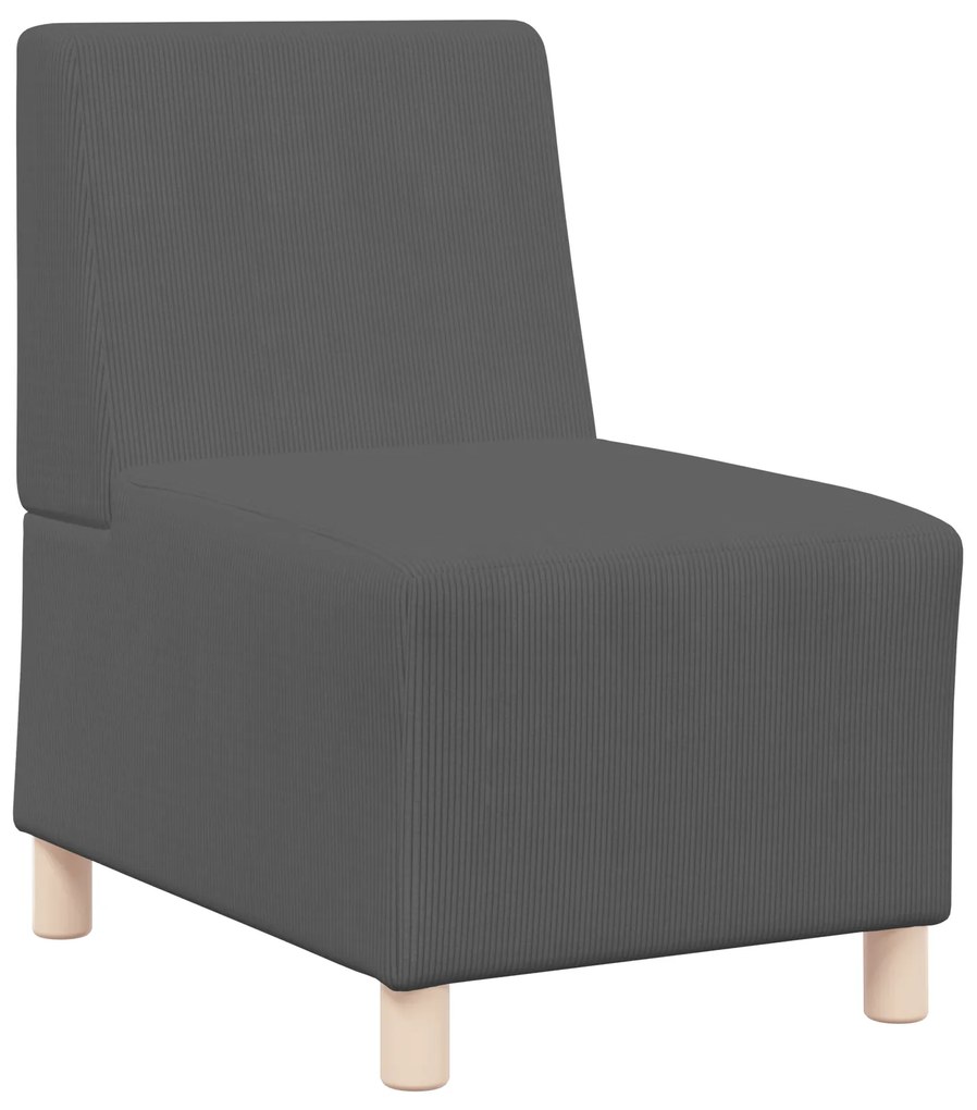 vidaXL Καθίσμα Σαλονιού Σκούρο γκρι 55 x 74 x 82 εκ. Βελούδο