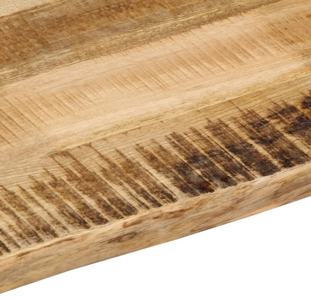 vidaXL Επιφάνεια Τραπεζιού 100x40x2,5 εκ. Live Edge Μασίφ Ξύλο Μάνγκο
