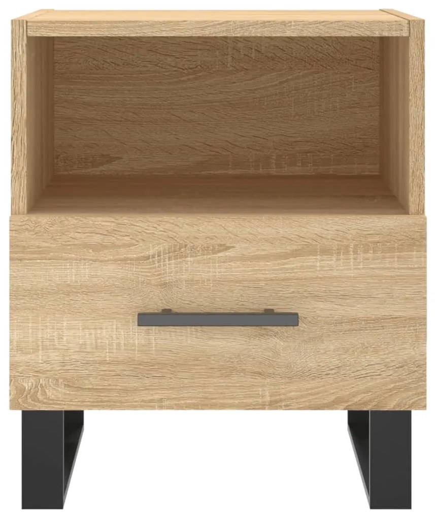 vidaXL Κομοδίνο Sonoma Δρυς 40 x 35 x 47,5 εκ. από Επεξεργασμένο Ξύλο