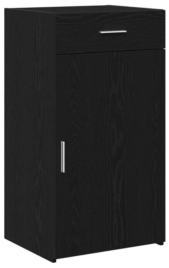vidaXL Μπουφές Μαύρο Δρυς 30x42,5x93 εκ Επεξεργασμένο Ξύλο