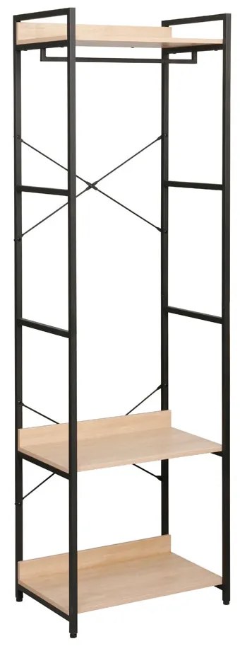 Liberta XENIA ΝΤΟΥΛΑΠΑ ΦΥΣΙΚΟ ΜΑΥΡΟ 60x40xH200cm 60x40xH200cm 18-0018