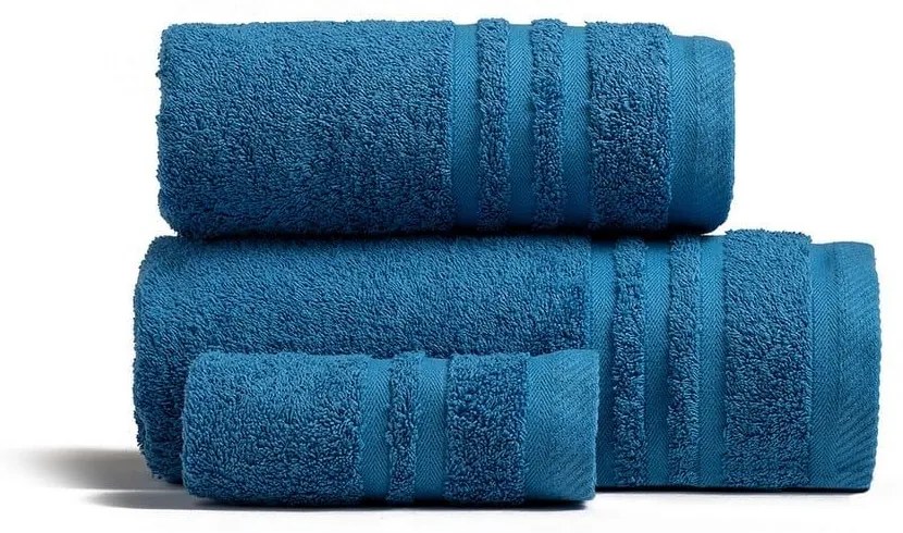 Πετσέτα Premio Blue Melinen Χεριών 30x50cm 100% Cotton Foam