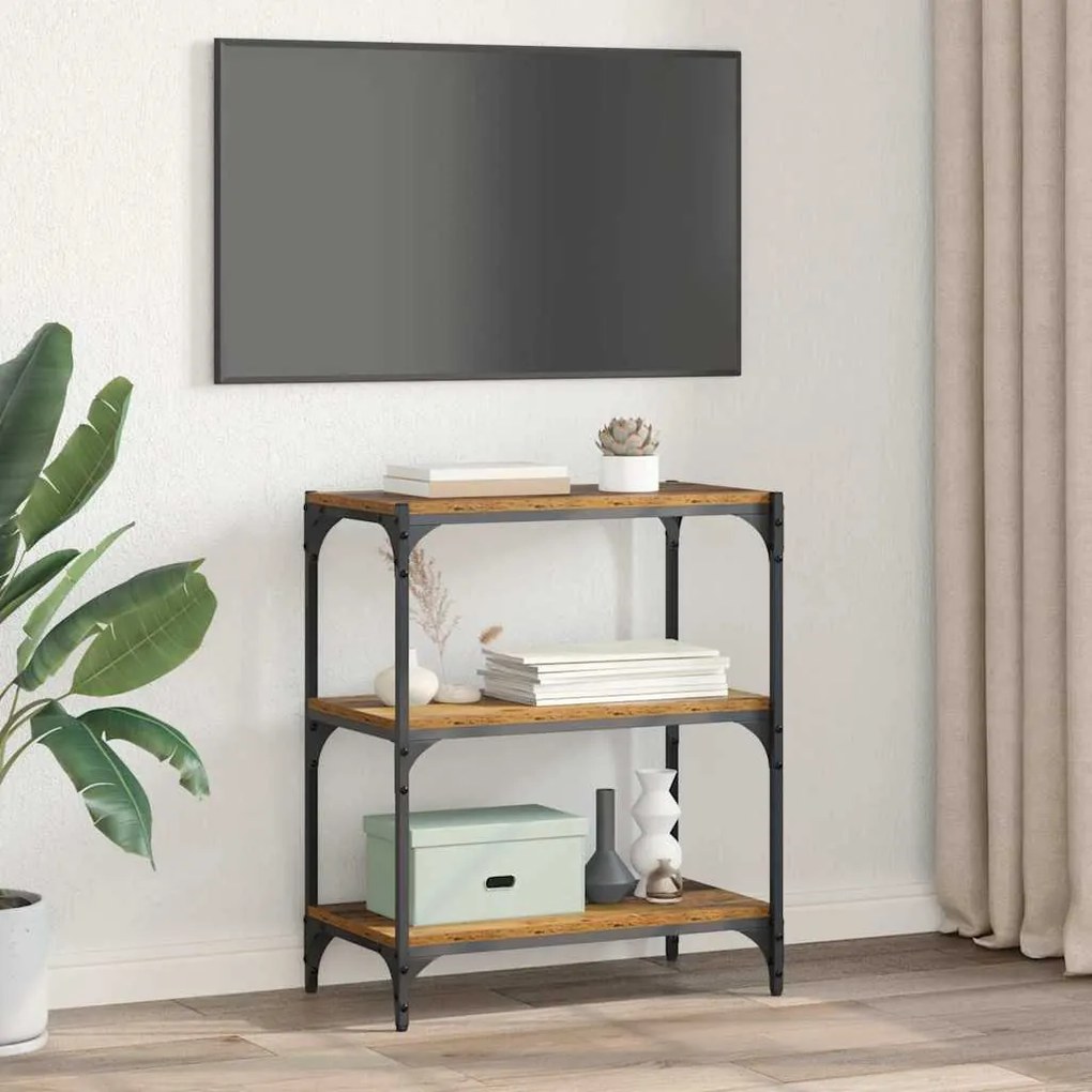 vidaXL Βιβλιοθήκη Παλαιό ξύλο 60 x 33 x 71 εκ Επεξεργασμένο ξύλο