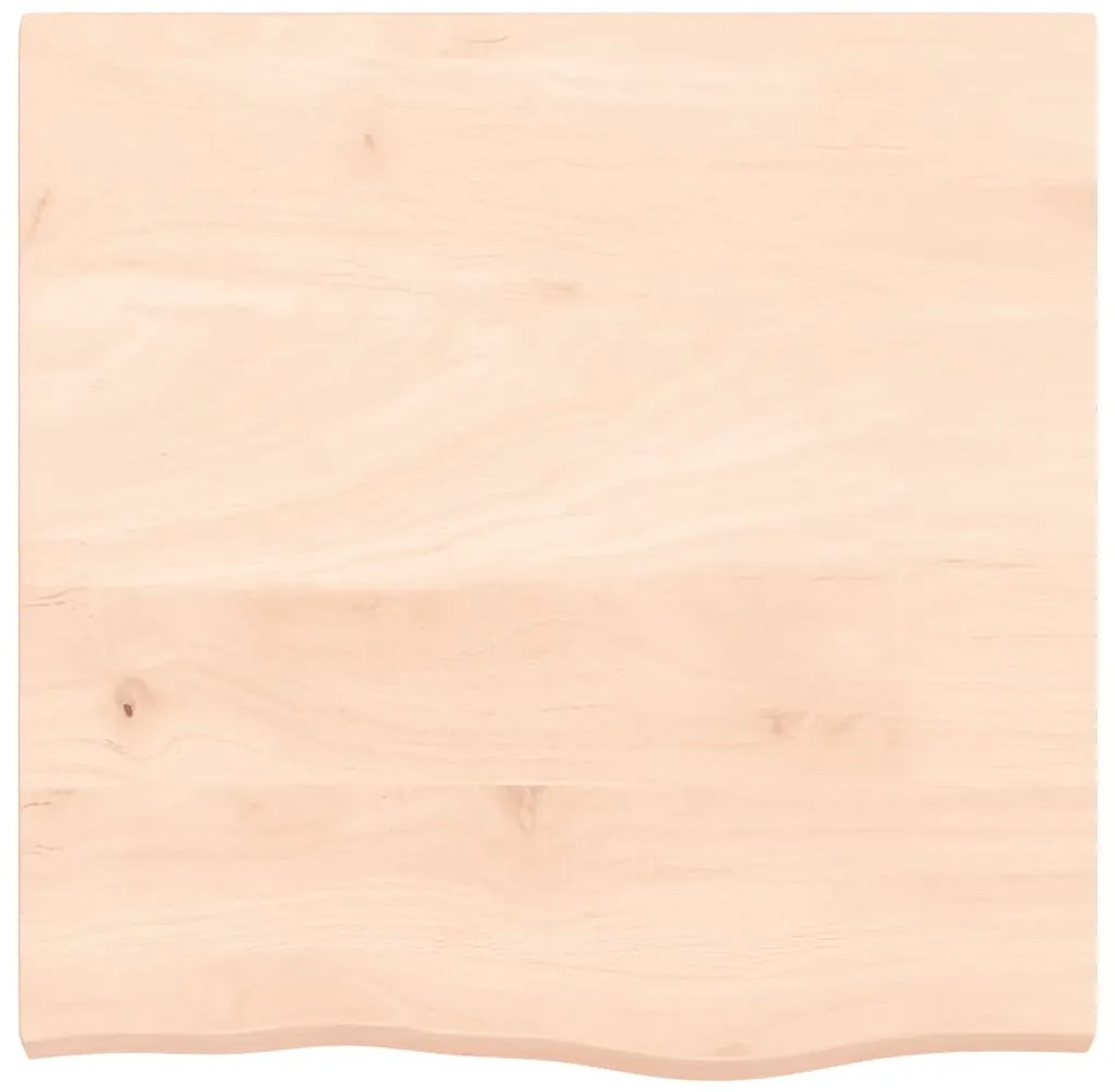 vidaXL Ράφι Τοίχου 60x60x(2-4) εκ. από Ακατέργαστο Μασίφ Ξύλο Δρυός