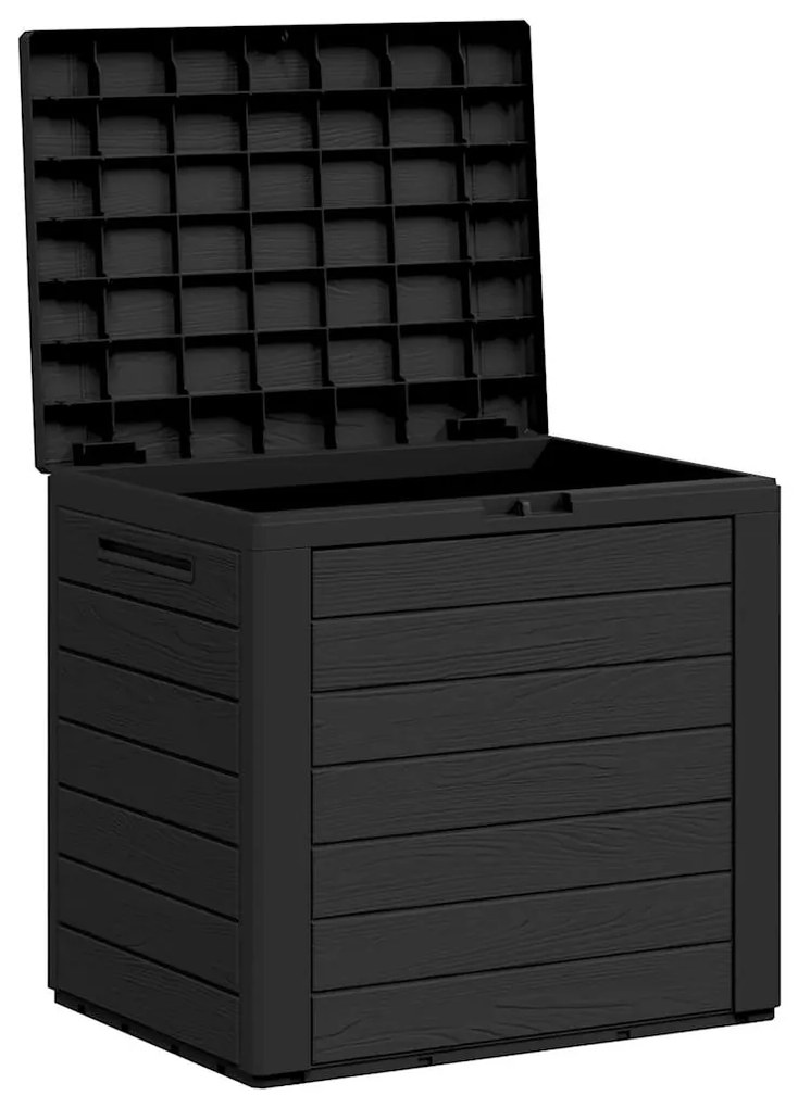 vidaXL Μπαούλο Αποθήκευσης Κήπου Ανθρακί 58,5x46x55εκ. απο Πολυπ/λένιο