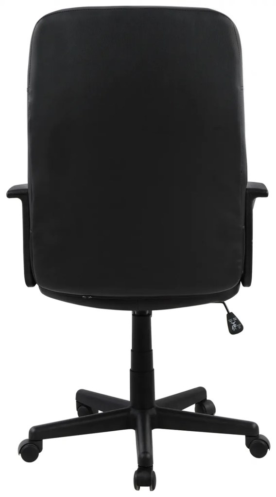 ΚΑΡΕΚΛΑ ΓΡΑΦΕΙΟΥ ΜΑΥΡΟ PU SIVANA 64x56x105-114Y εκ.HM1033