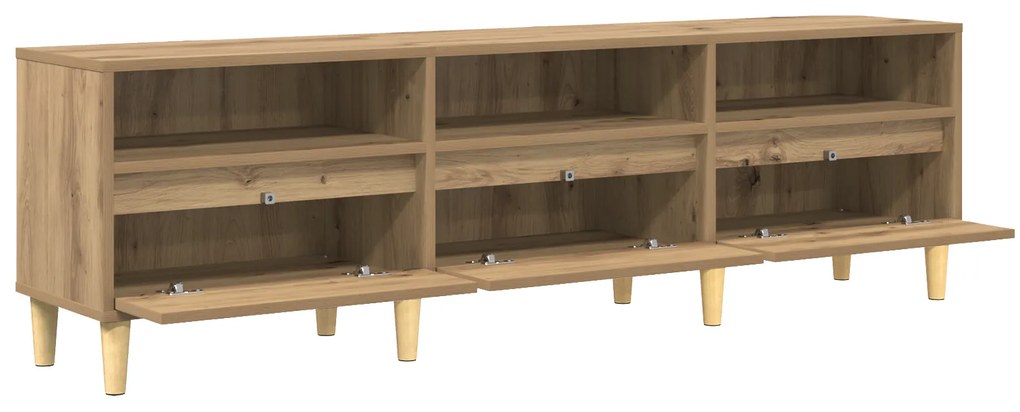vidaXL Ντουλάπι TV artisan δρυς 150 x 30 x 45 εκ Επεξεργασμένο ξύλο