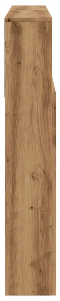 Ντουλάπι κεφαλάρι Δρυς τεχνίτης 140x19x103,5 cm - Καφέ