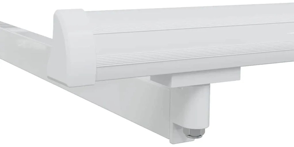 vidaXL Σκελετός Τέντας Λευκό 3 x 2 m Ατσάλι με Πούδρα