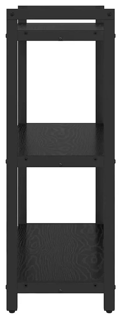 vidaXL Βιβλιοθήκη Μαύρη δρυς 60 x 30 x 83 εκ Επεξεργασμένο ξύλο
