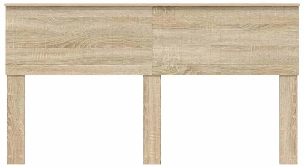 vidaXL Κεφαλάρι με κεφαλάρι Δρύς Sonoma 160 cm Επεξεργασμένο ξύλο