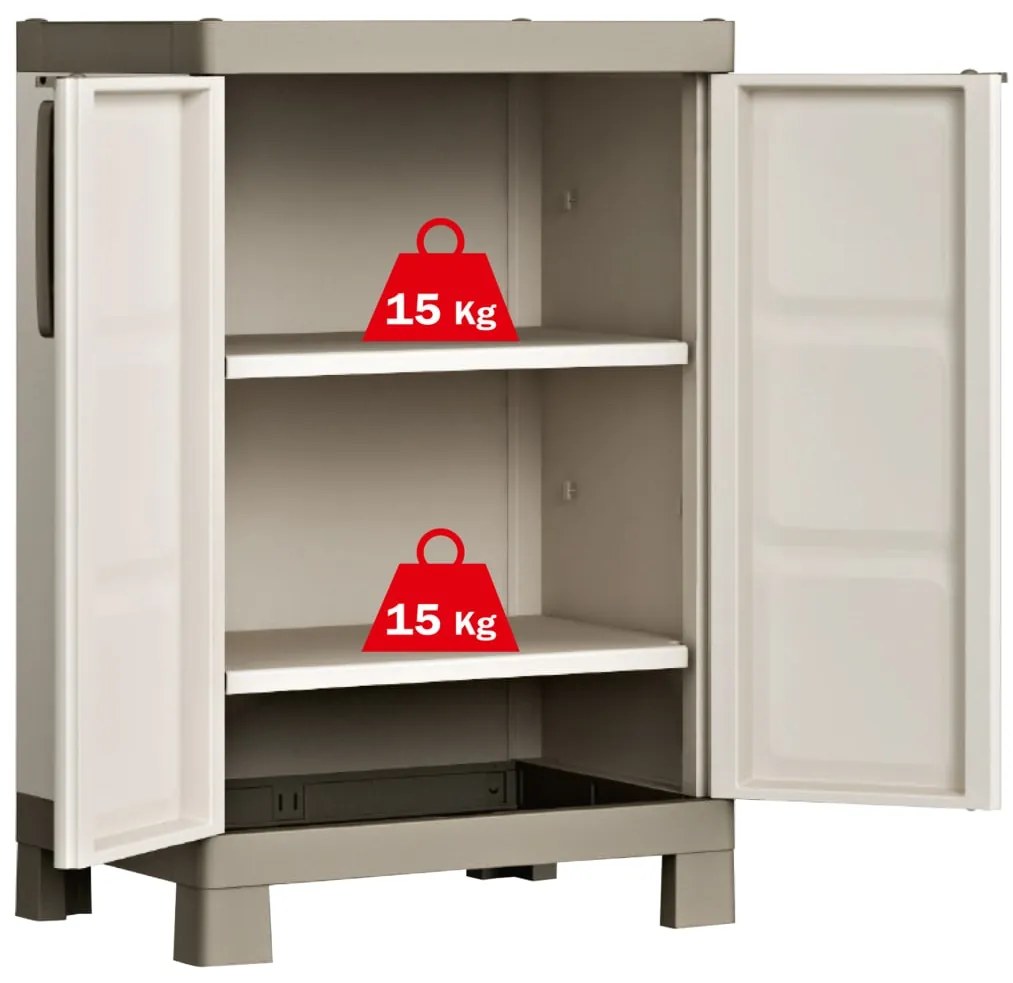 Keter Ντουλάπι Αποθήκευσης με Ράφια Excellence Μπεζ / Taupe 97 εκ.