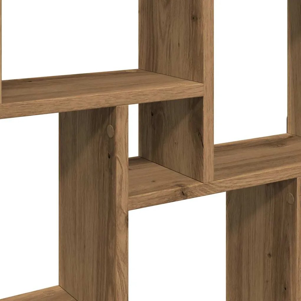 Ράφι κύβος τοίχου Artisan Oak 90x15x119,5cm Κατασκευασμένο ξύλο - Καφέ