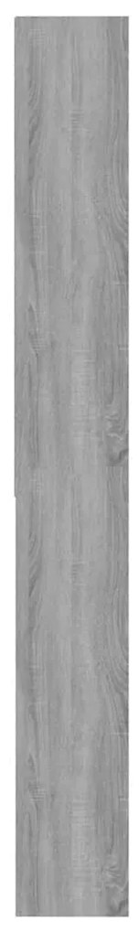 vidaXL Ντουλάπι Πλυντηρίου Γκρι Sonoma 64 x 24 x 190 εκ.