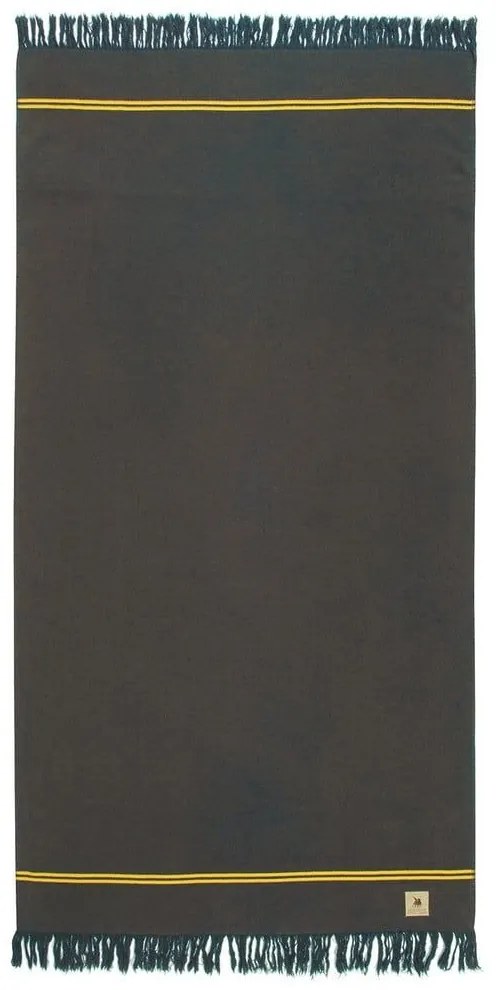 Πετσέτα Θαλάσσης - Παρεό 3519 Grey Greenwich Polo Club Θαλάσσης 80x170cm 100% Cotton