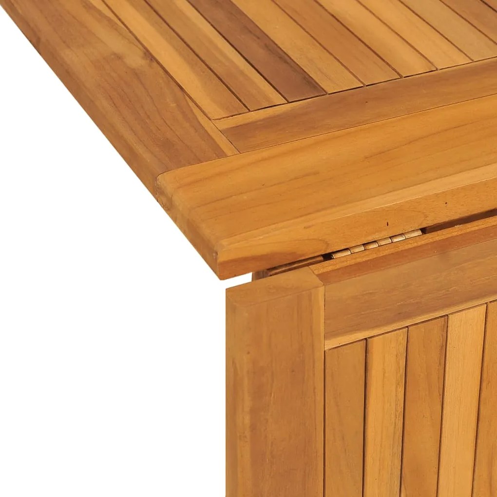 vidaXL Τραπέζι Κήπου Butterfly Πτυσσόμενο 150x90x75 εκ. Μασίφ Teak