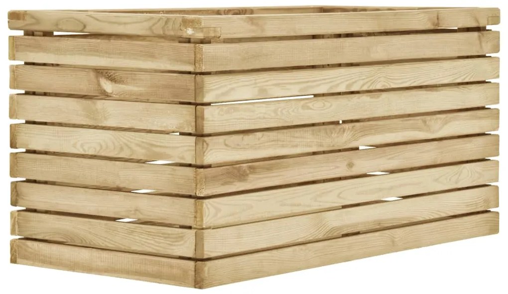 vidaXL Ζαρντινιέρα Υπερυψωμένη 100x50x50 εκ. Εμποτισμένο Ξύλο Πεύκου