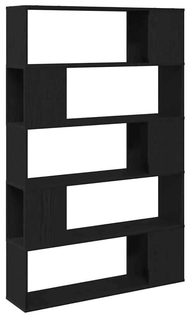 vidaXL Κέντρο ψυχαγωγίας Μαύρο 100 x 24 x 155 cm Επεξεργασμένο ξύλο