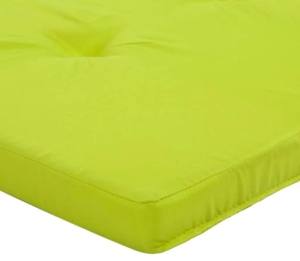 Μαξιλάρια Ξαπλώστρας 2 τεμ. Φωτεινό Πράσινο Ύφασμα Oxford - Πράσινο