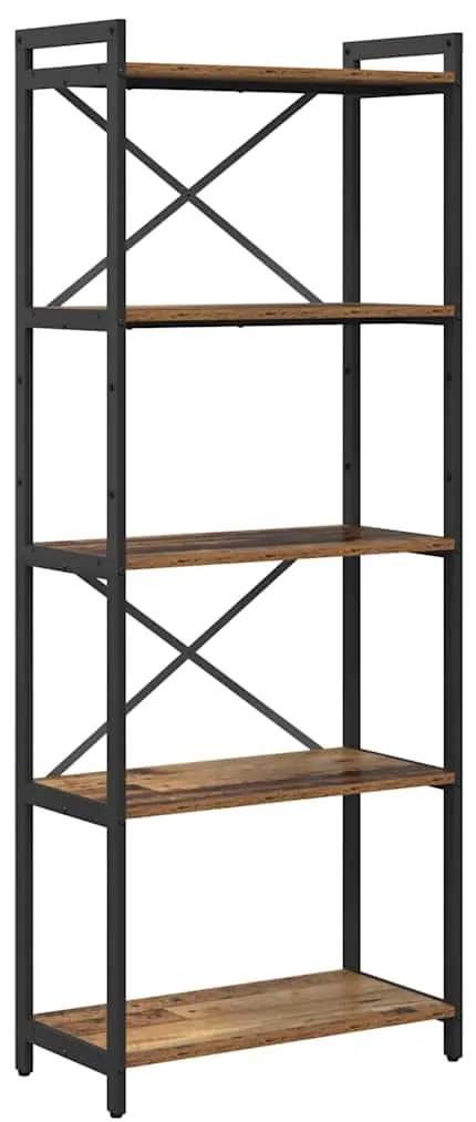 vidaXL Βιβλιοθήκη Παλαιό ξύλο 60 x 30 x 153 εκ Επεξεργασμένο ξύλο