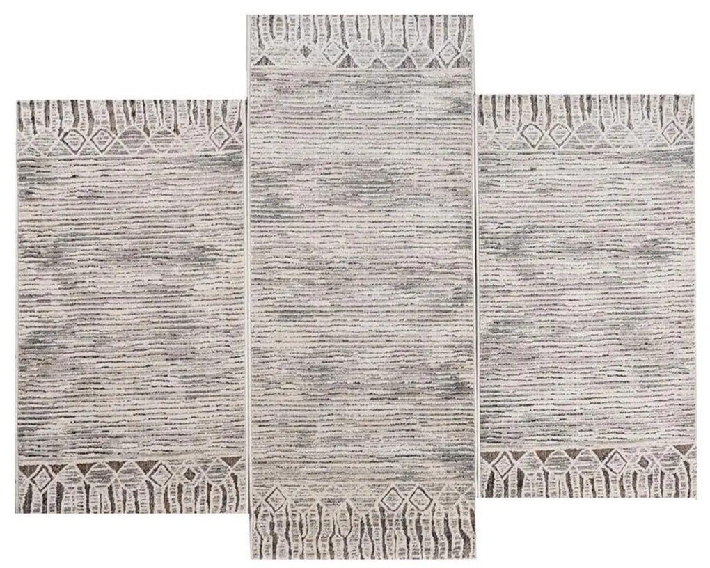 Χαλιά Κρεβατοκάμαρας (Σετ 3τμχ) Polcarpet Giza Cairo 54018 Beige