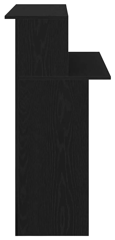 vidaXL Γραφείο υποδοχής Μαύρο 100x50x103,5 cm Κατασκευασμένο ξύλο