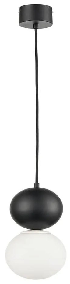 Φωτιστικό Οροφής Stone 4236700 D140 Black Viokef Metal, Glass