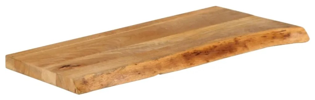vidaXL Επιφάνεια Τραπεζιού 70x30x2,5 εκ. Live Edge Μασίφ Ξύλο Μάνγκο