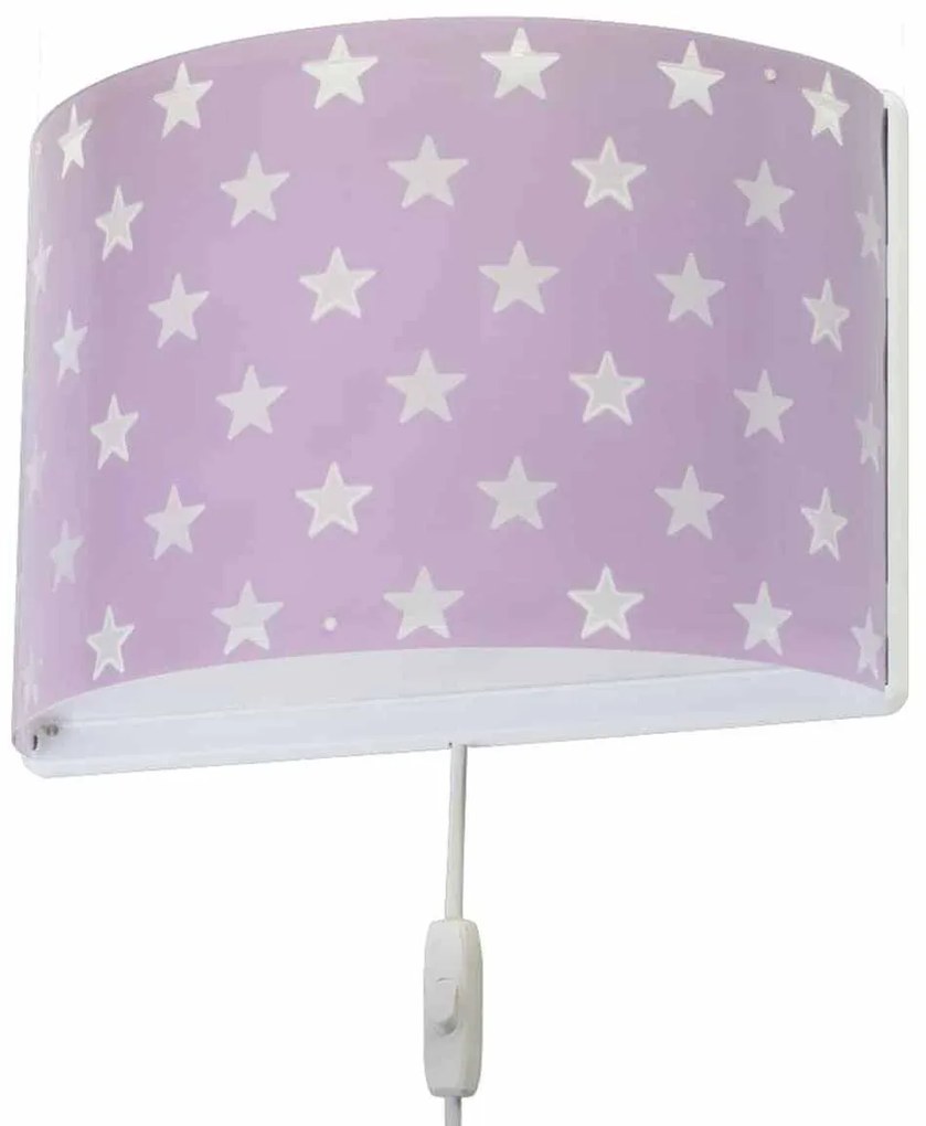 Παιδική Απλίκα Τοίχου Ango Stars Lilac 81218 L