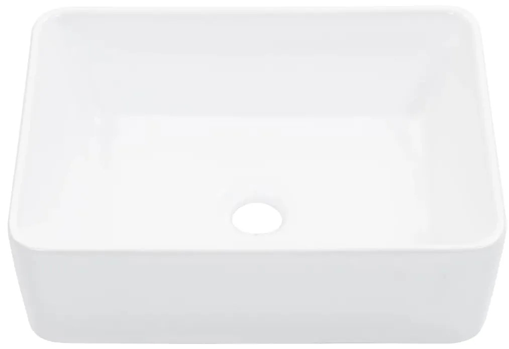 vidaXL Νιπτήρας Λευκός 40 x 30 x 13 εκ. Κεραμικός