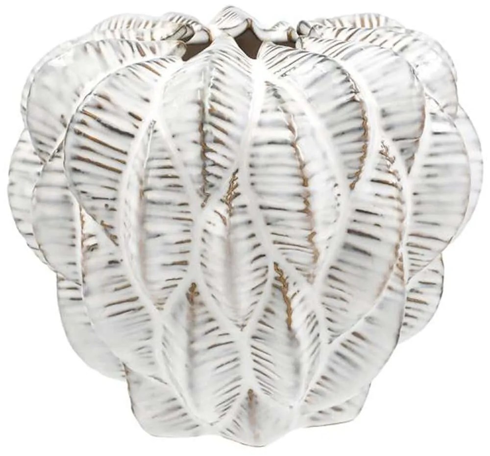 Βάζο 0048-125-005 21x18cm White Κεραμικό