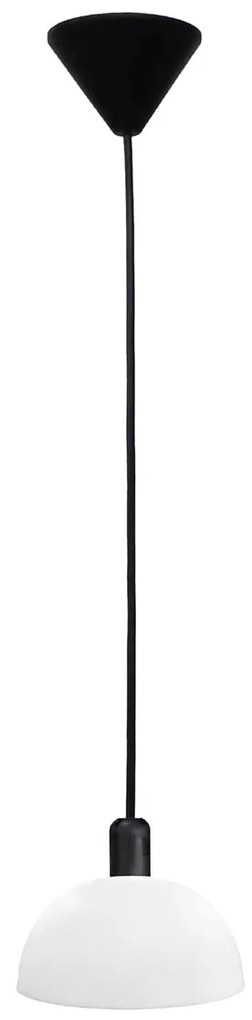 Φωτιστικό Οροφής Μονόφωτο Heronia Sfera Black/White 35-0089