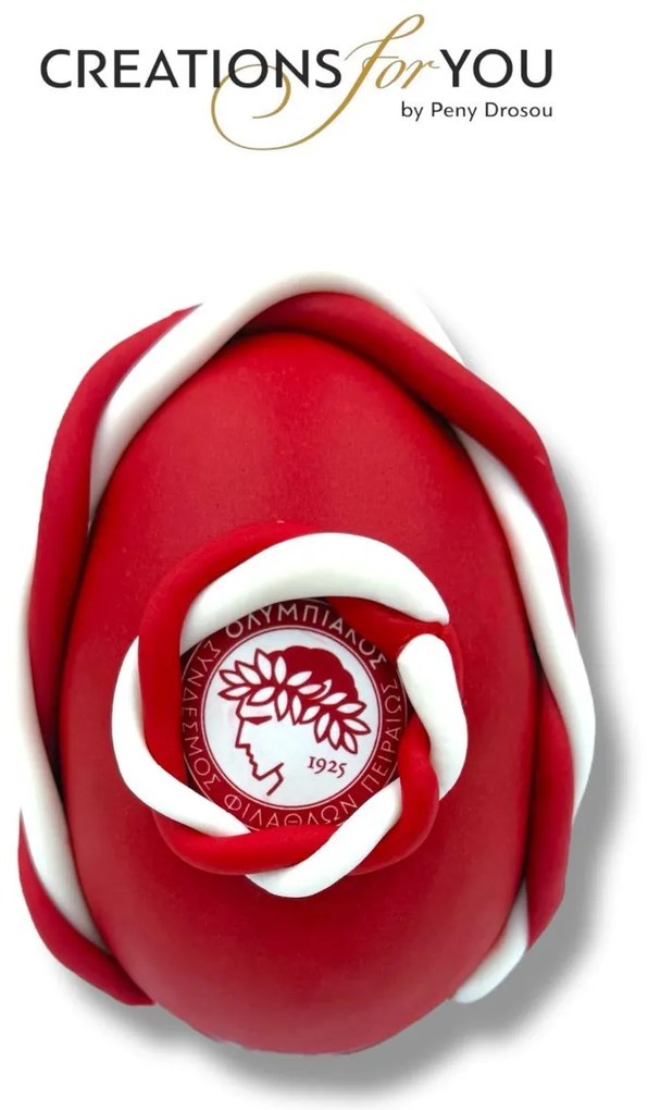 Τύπου Ολυμπιακός Αρωματική λαμπάδα ν.2 - Σετ Λαμπάδα και Αυγό