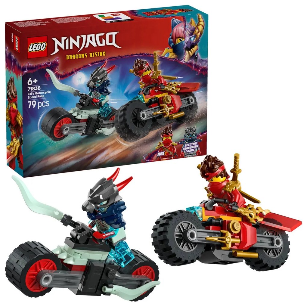 Lego 71838 Ninjago Kai's Motorcycle Speed Race για 6+ Ετών 79τμχ