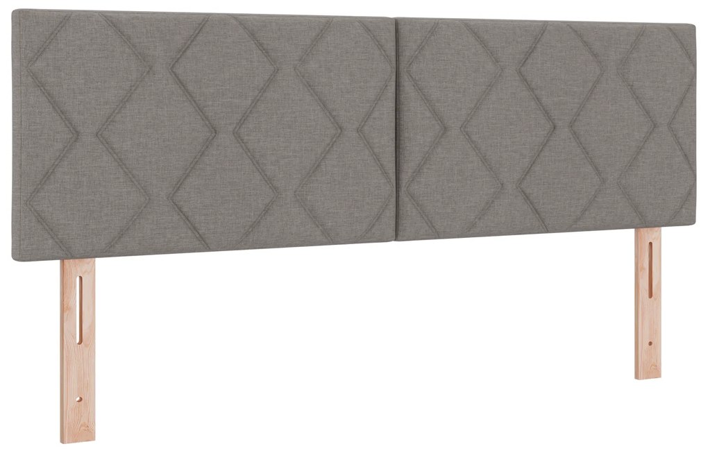vidaXL Κρεβάτι με Σπαστό Στρώμα σε Ταμπά, 140 x 190 cm, Υφάσματος