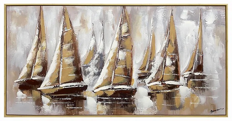 Πίνακας σε καμβά Yelkan Inart με πλαίσιο 120x3.5x60εκ