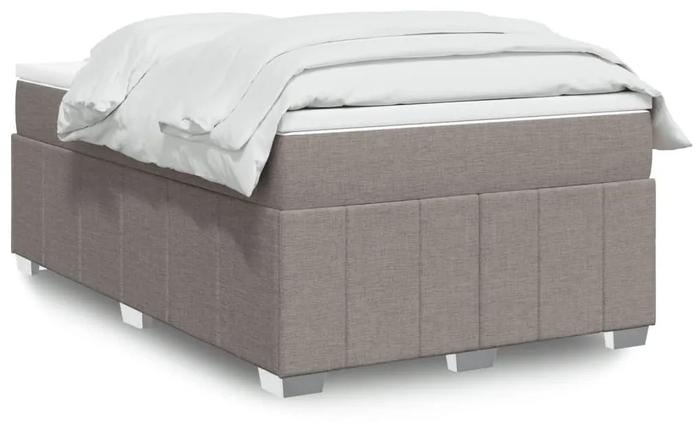 ΚΡΕΒΑΤΙ BOXSPRING ΜΕ ΣΤΡΩΜΑ TAUPE 120X190 ΕΚ. ΥΦΑΣΜΑΤΙΝΟ 3285460