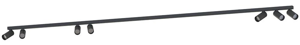 Φωτιστικό Οροφής - Σποτ Fourty 10743 4-16.5x200-212x6.5-11.5cm 7xGU10 10W Black Nowodvorski