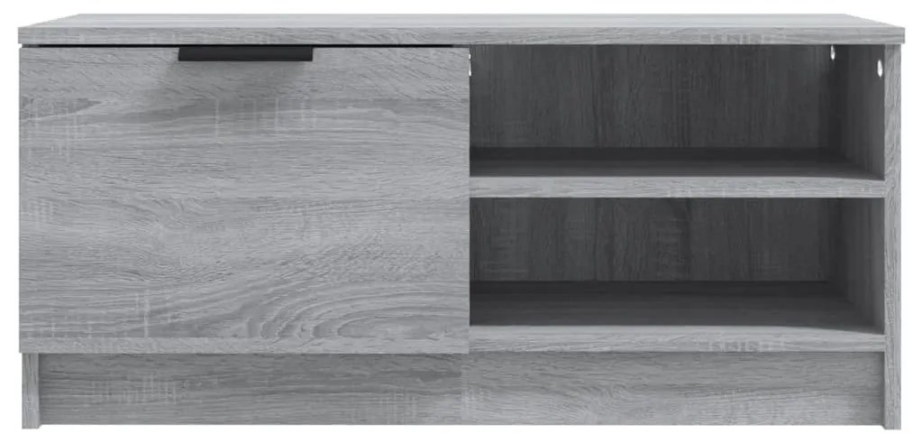 vidaXL Έπιπλο Τηλεόρασης Γκρι Sonoma 80x35x36,5 εκ. Επεξεργασμένο Ξύλο